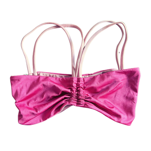 pink bandeau top