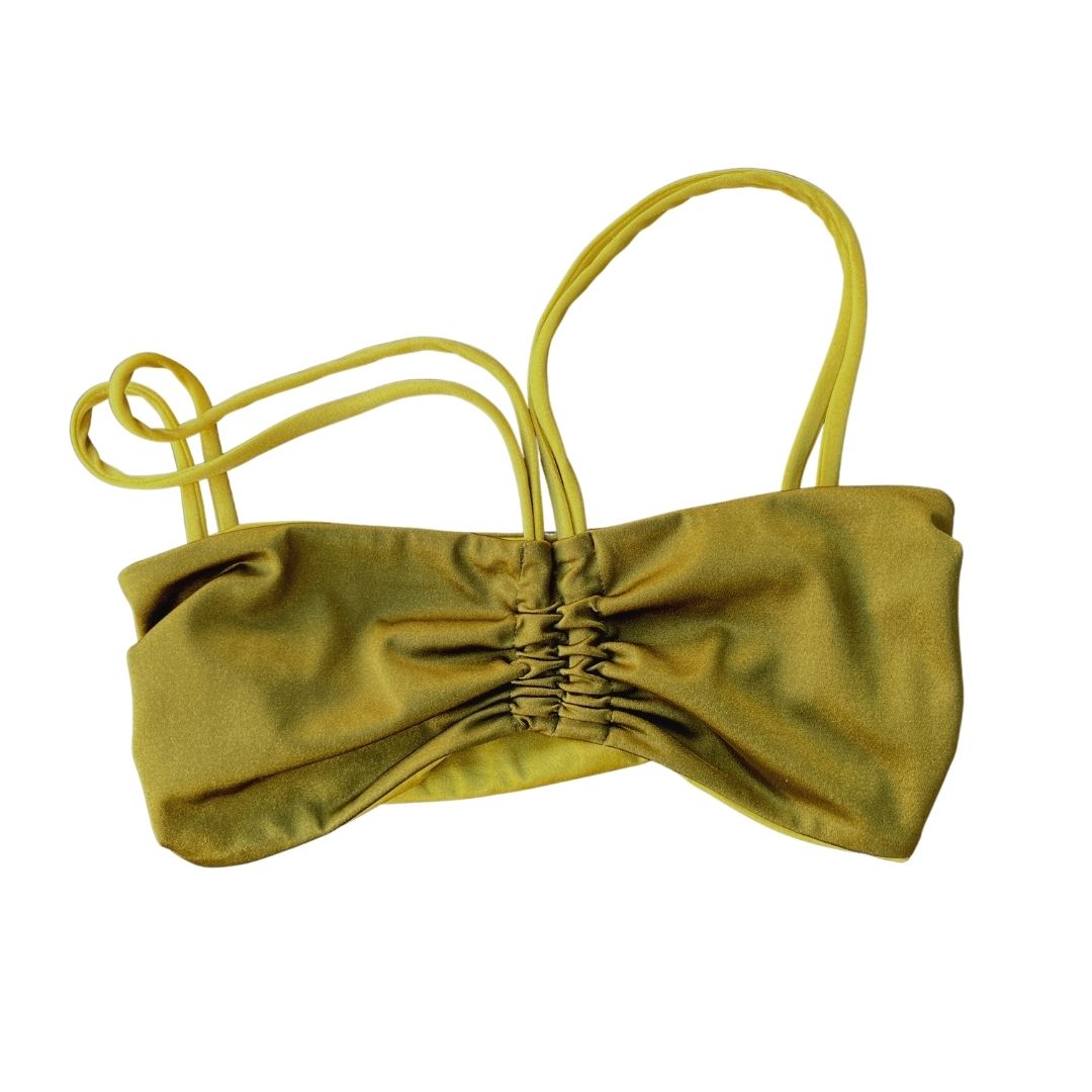 4-Way Chloe Bandeau Top - Centered Chartruese